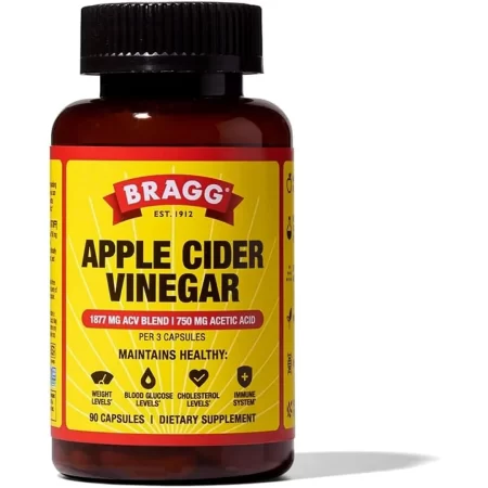 Bragg – Cápsulas de vinagre de sidra – Vitamina D3 y zinc