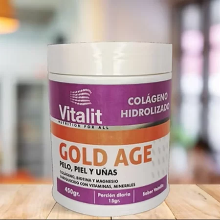 Colágeno hidrolizado – Gold Age pelo, piel y uñas VITALIT