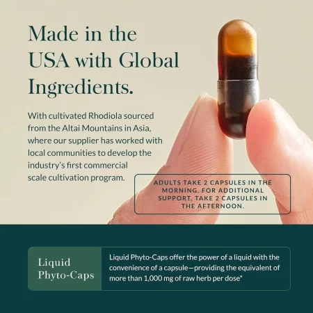 Gaia Herbs: fitocápsulas líquidas para la salud adrenal., hbf-jjj-omgh-mh7427, 60, 1, 1