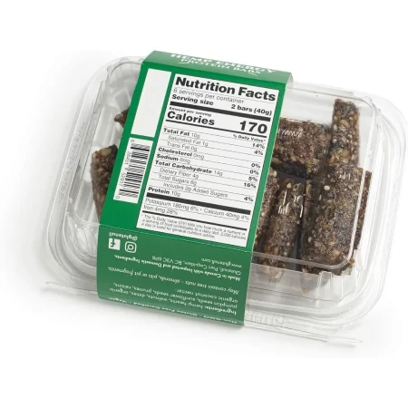 GluteNull Barras energéticas de cáñamo, crudas, orgánicas, sin gluten, barra de proteínas veganas