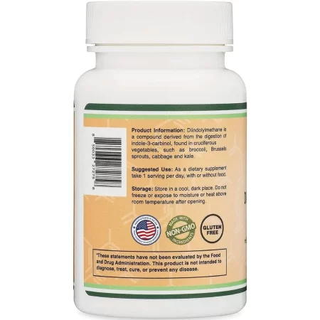 Suplemento DIM para mujeres y hombres (suplemento de bloqueo de estrógeno de diindolilmetano