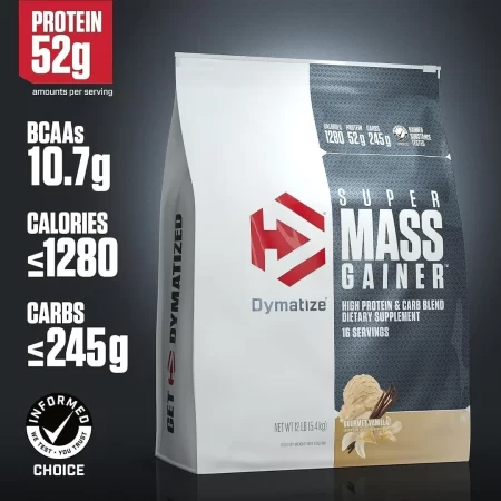 Suplemento para ganar masa muscular, Dymatize, 33150, 1, 1