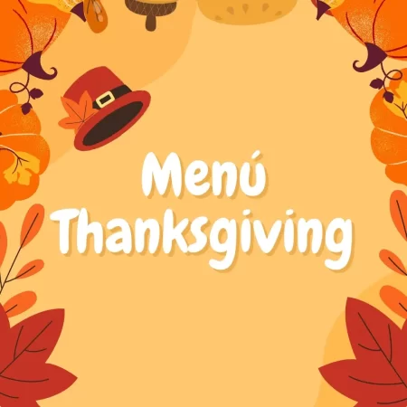 MENÚ PARA THANKSGIVING