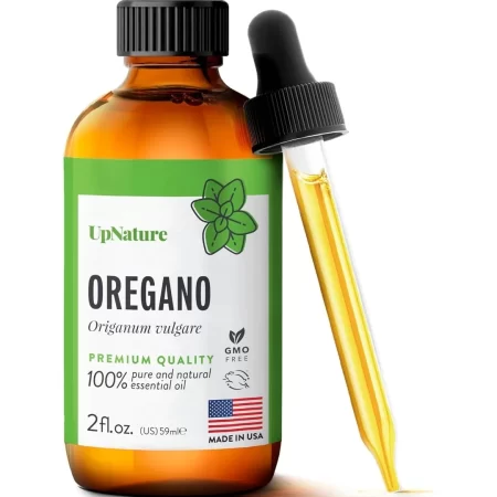 UpNature Aceite de orégano, enorme, de 2 oz, aceite esencial de orégano 100% puro